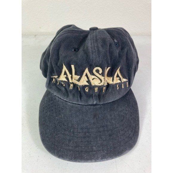 VTG Alaska Midnight Sun Hat Classic Embroidered Cap Outdoor Adventure Gear Adult - Picture 4 of 12